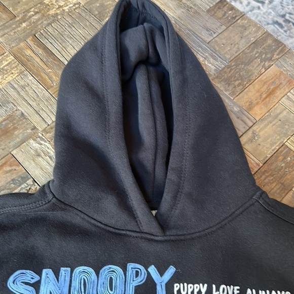Zara Snoopy Artist Black Hoodie - Picture 7 of 8